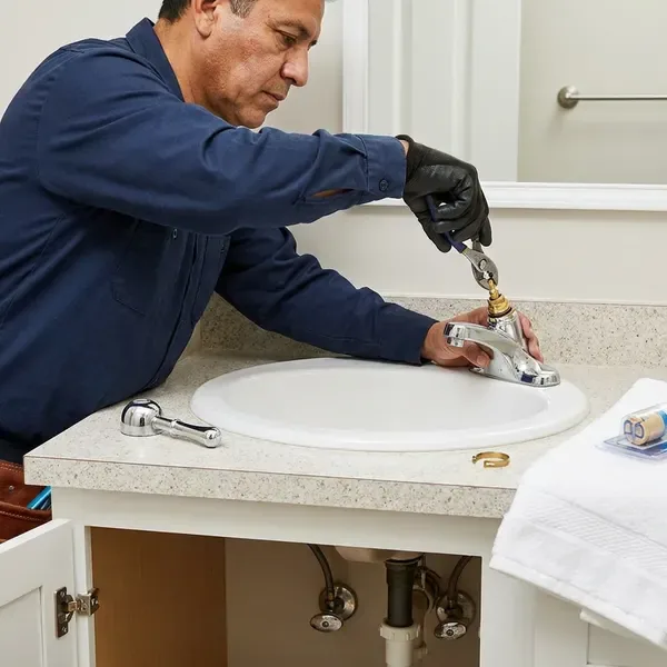 FBL Plumbing technician providing faucet repair in San Jose, CA