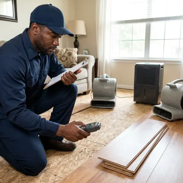 FBL Plumbing technician providing flood restoration in San Jose, CA