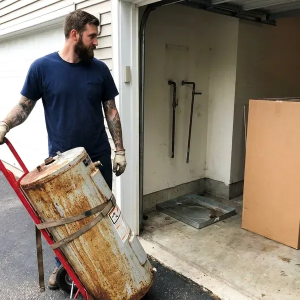 FBL Plumbing technician providing gas water heater replacement in San Jose, CA