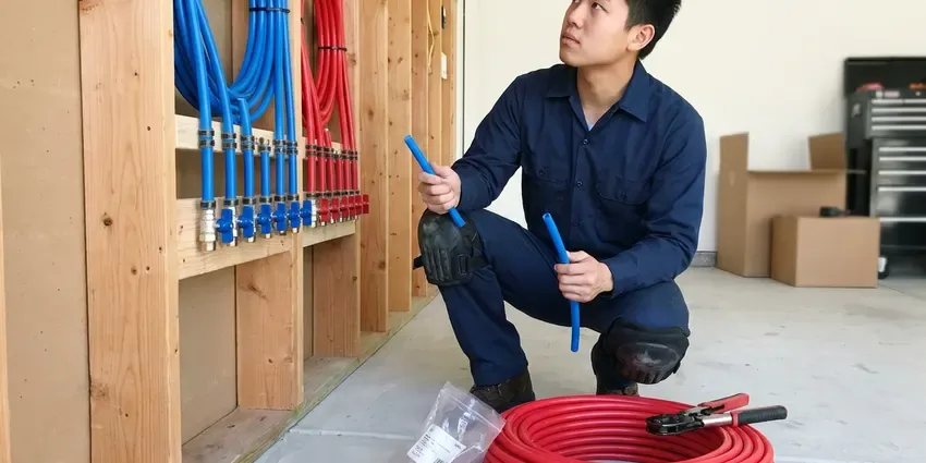 FBL Plumbing technician providing walls waterproofing in Clovis